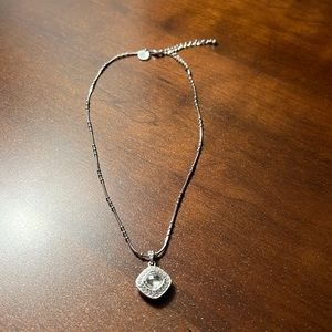 Touchstone, crystal necklace